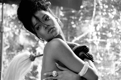 rihanna bares all for nude ad india today