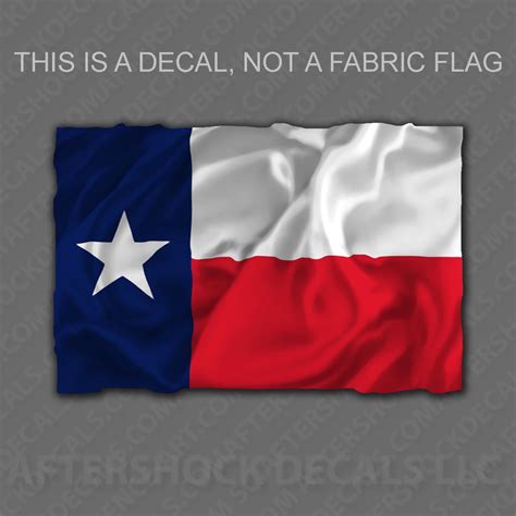 Texas Flag Sticker Aftershock Decals