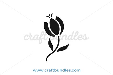 Simple Flower Svg Cut File Craftbundles