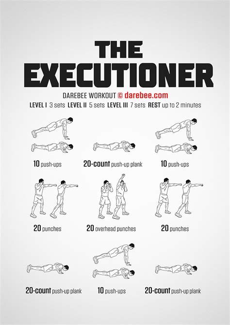 The Executioner Workout Darbee Workout Calisthenics Workout