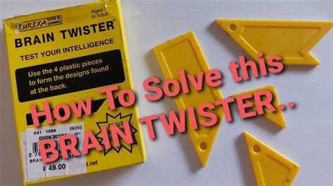 How To Solve Brain Twister Puzzle Youtube