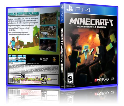 Minecraft Sony Playstation 4 Ps4 Empty Custom
