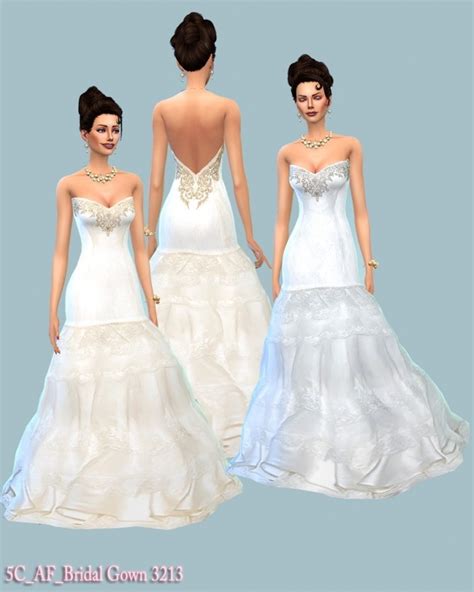 Bridal Gown At 5cats Sims 4 Updates
