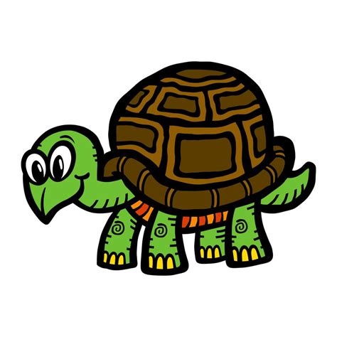 Cute Cartoon Turtle Illustration 546231 Download Free