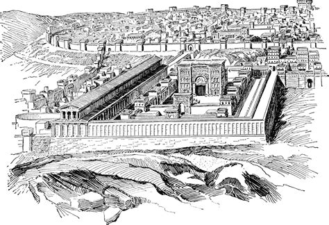 Jerusalem Temple Drawing
