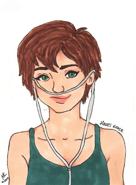Hazel Grace From The Fault In Our Stars Re Drawn This Is Scanned So The Color Is A Babe Off