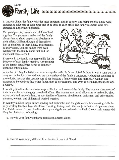 Social Studies Worksheets For 6th Graders