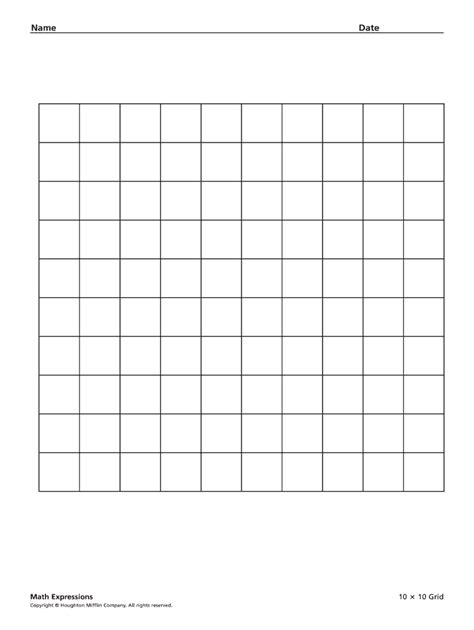 10 X 10 Grid Fill Online Printable Fillable Blank Pdffiller