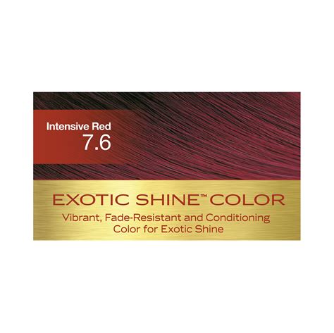 Creme Of Nature Exotic Shine Color Intensive Red 76 Permanent Hair