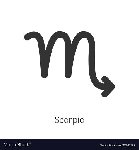 Scorpio Symbol Svg
