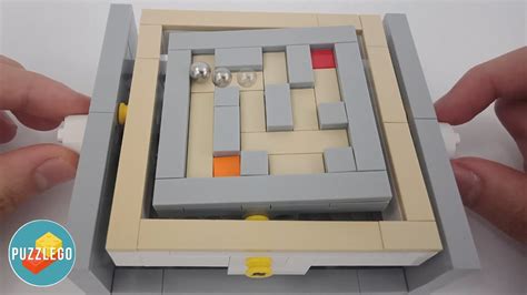 How To Build A Working Lego Mini Marble Maze Full Tutorial Youtube