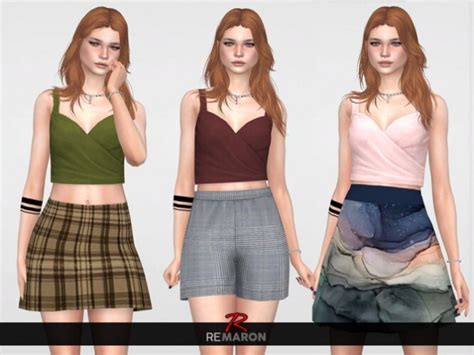Romantic Top For Women 01 By Remaron At Tsr Sims 4 Updates