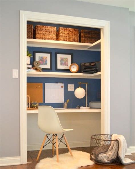 Small Space Solutions For Every Room Home Office Closet Closet Desk