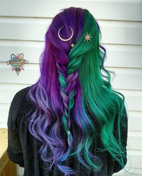 Purple Dye On Green Hair Hairsxp