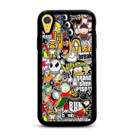 Sticker Bomb 2 Wallpaper Iphone Xr Case Rowlingcase Collage Iphone
