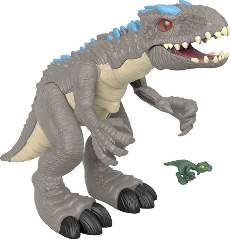 Imaginext Jurassic World Indominus Rex Dinosaur Toy With Thrashing