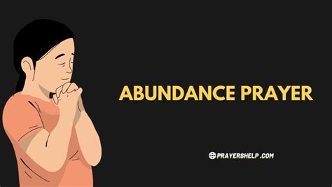 Abundance Prayer A Prayerful Path To Prosperity Prayers Help