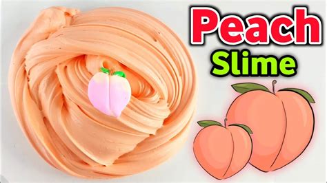 🍑peachy Cream Butter Slime🍑 How To Make Peach Slime At Home Easy Asmr