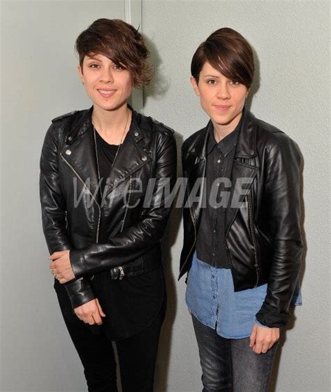 Tegan Quin And Sara Quin Of Tegan And Sara Appear At Live In The