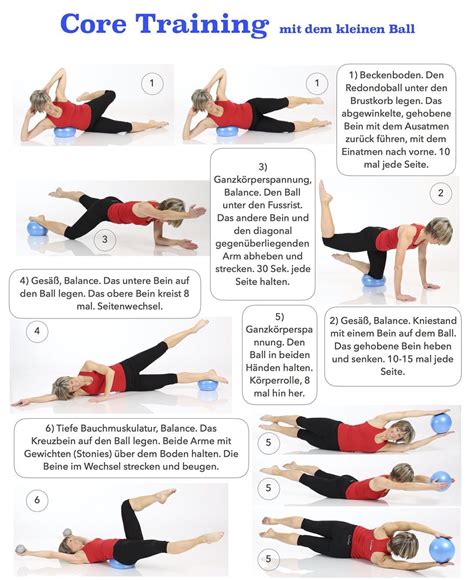 Therapy Ball Core Exercises