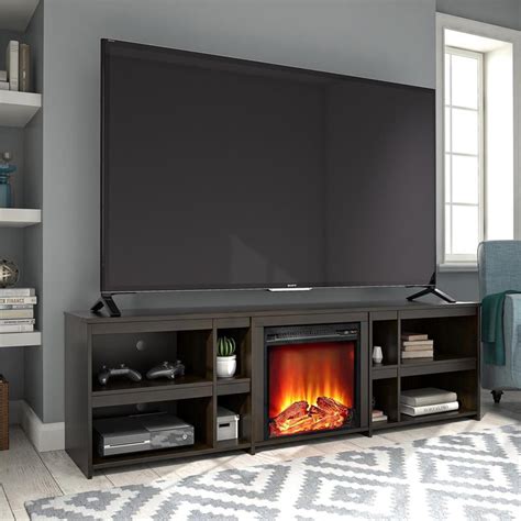 Beaumont Lane Electric Fireplace Heater Wide Tv Stand Console For Tvs