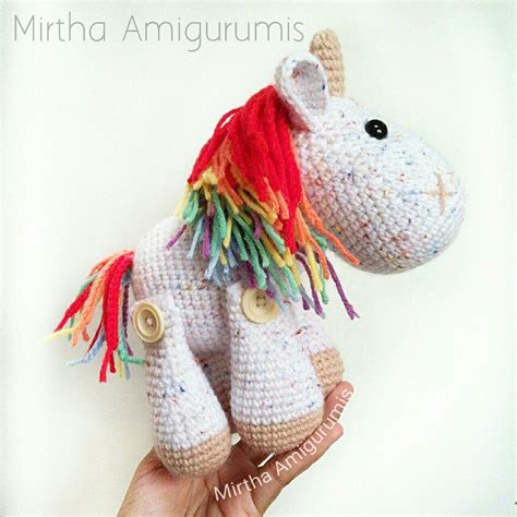 Rainbown Unicorn Amigurumi By Mirtha Amigurumis Ecuador Crochet