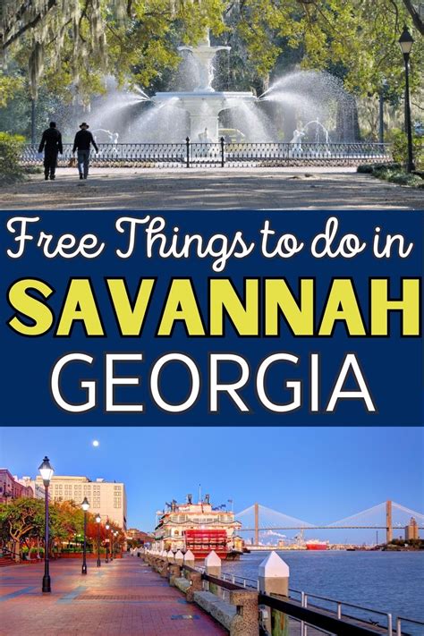 5 Free Things To Do In Savannah Georgia In 2023 Savannah Chat Free