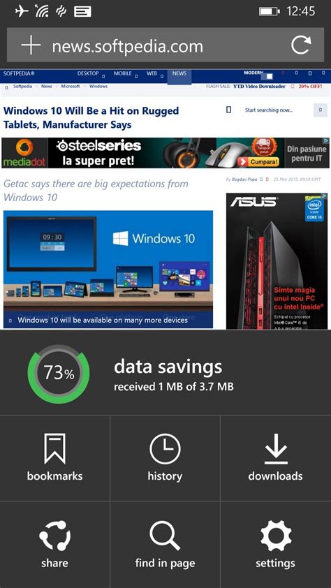 It also got social sharing buttons so that you can share any webpage with your social networks directly. Opera Mini for Windows Phone Gets Eye-Candy Look
