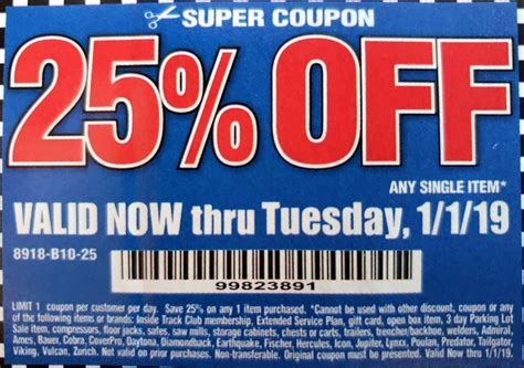 Harbor Freight 25% Off Coupon! Valid Now Through 1/1/19 - Struggleville