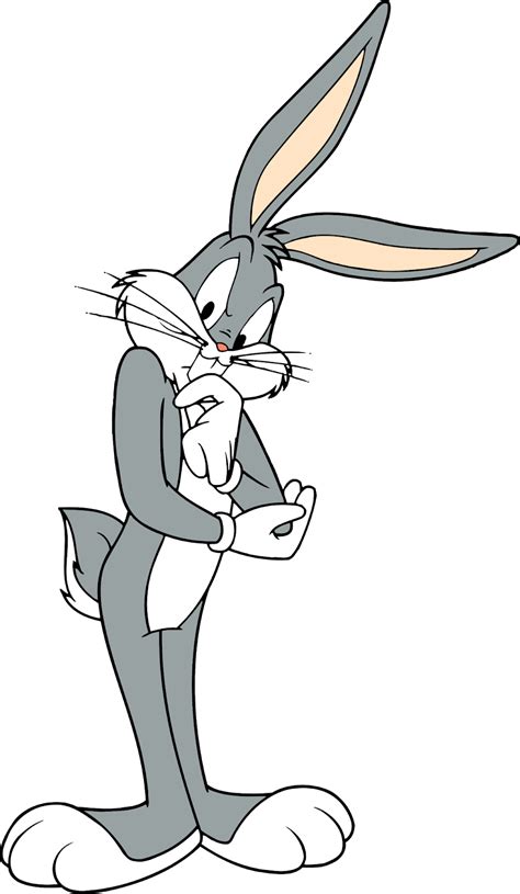 Download Bugs Bunny Characters Bugs Bunny Cartoon Characters Bugs Bunny Thinking Png Image