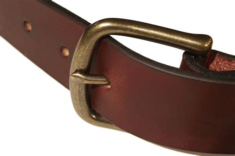 Buy Hand Crafted Latigo Leather Belt Black Or Burgundy Made To Order