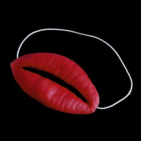 Red Lips Party Theme Halloween Sausage Mouth Decor Facial Funny Red Lips For Masquerade Party