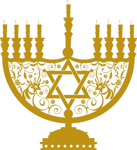 The Hanukkah Menorah Jewish Png Free Download Png All Png All