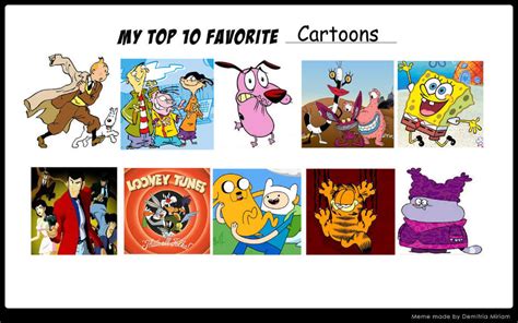 My Top 10 Favorite Cartoons By Cartoonstar92 On Deviantart Photos