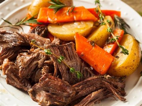 Tender beef stroganoff meets ultimate slow cooker pot roast in this delicious slow cooker recipe perfect for meal prepping or a family dinner. Crock Pot Waterless Pot Roast Recipe | CDKitchen.com