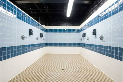 Open Shower Appreciation Mens Shower Room At The YMCA Saskatoon In