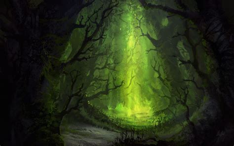 Forest Glade By Nele Diel On Deviantart Cool Landscapes Fantasy