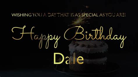 Happy Birthday Dale Youtube