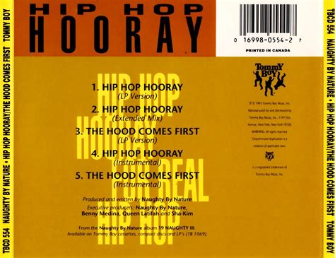 Highest Level Of Music Naughty By Nature Hip Hop Hooray Cds 1993