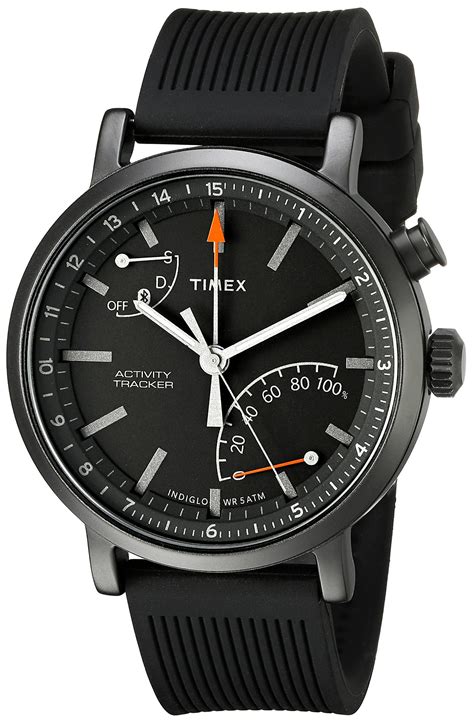 Timex Metropolitan Activity Tracker Rubber Mens Smart Watch Tw2p82300