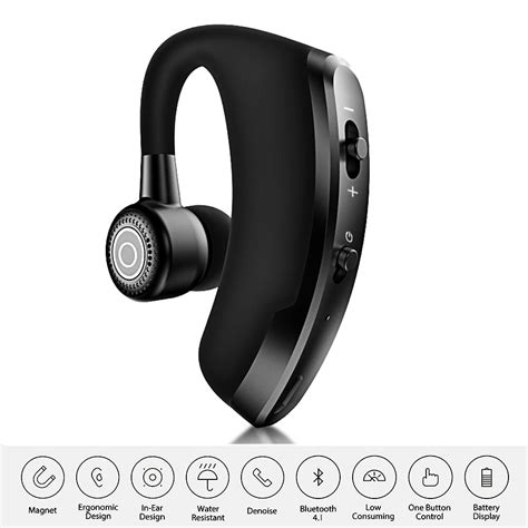 Bluetooth Headset For Cell Phones Wireless Bluetooth Earpiece For