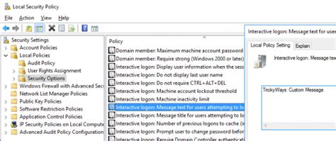 How To Show Custom Login Screen Message On Windows 10 Windows