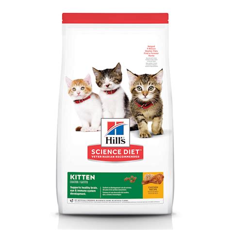 We countdown the best science diet cat food reviews for you! Hill's Science Diet Chicken Recipe Dry Kitten Food, 15.5 ...
