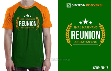 Kaos Reuni Baju Alumni Ready Desain Siap Pakai Pesan Sekarang