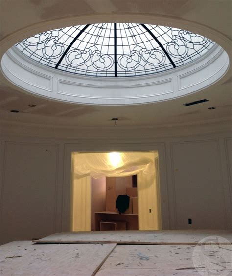 Grand entrance foyer ideas with stained glass domes. Pin by foo0ooz3 on Stained Glass in 2019 | Dome ceiling ...