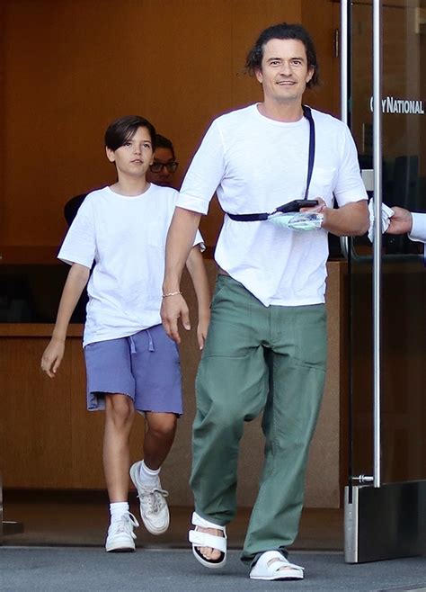 Orlando Blooms Son Flynn Looks Just Like Dad On Beverly Hills Outing