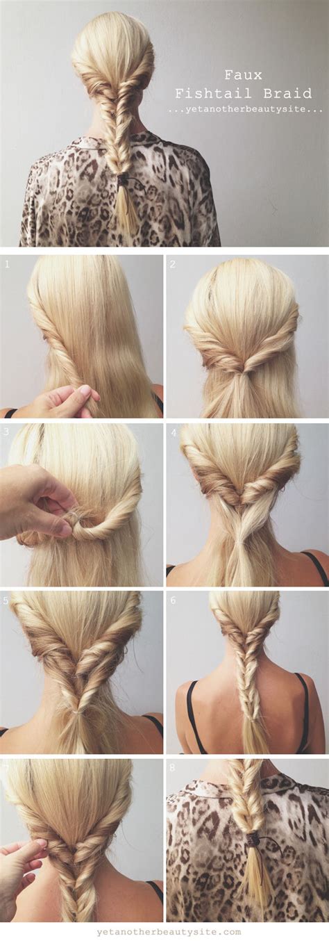 Diy Faux Fishtail Braid Pictures Photos And Images For Facebook