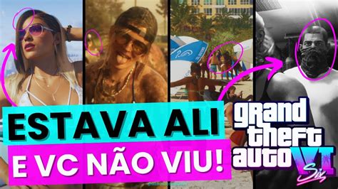 Gta6 Eu Duvido Que Você Viu Tudo Isso Mistérios Easter Eggs E Detalhes Analisando O