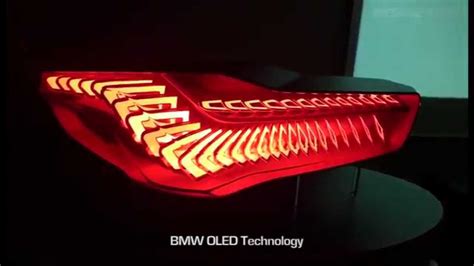Bmw Oled Organic Led Preview Of Bmw Lighting Youtube