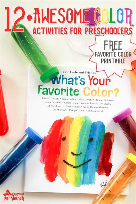 Why Do You Love Your Favorite Color Color Activities For Preschoolers